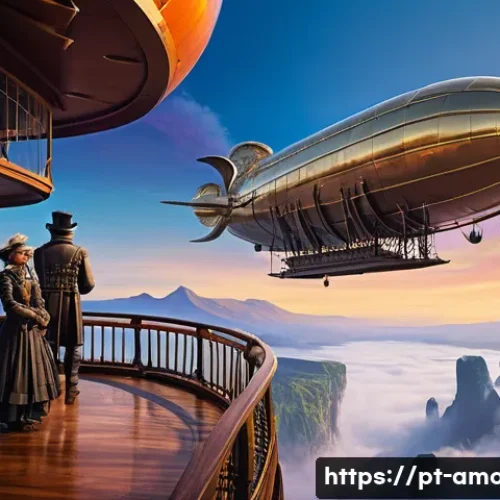 Home 27 에어십 맵 업데이트의 영향 - **Prompt 1: "The Grand Discovery of Skyward Wonders"**
A breathtaking wide-angle shot of a majes...